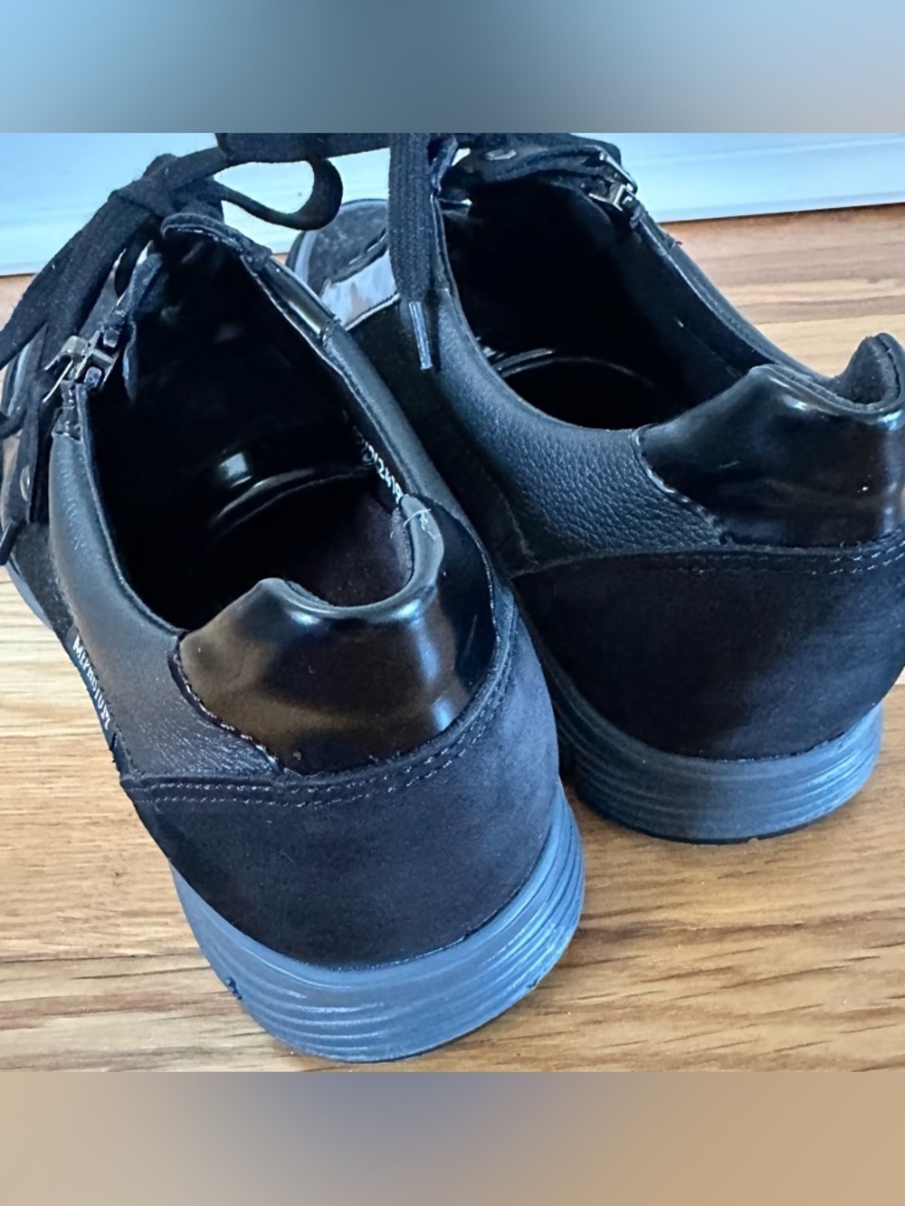Mephisto Ylona Leather Side Zip Oxford Sneakers - Picture 7 of 10